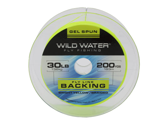 Gel Spun Backing, 30# | 200 yards | Bright Yellow | Wild Water Fly Fishing