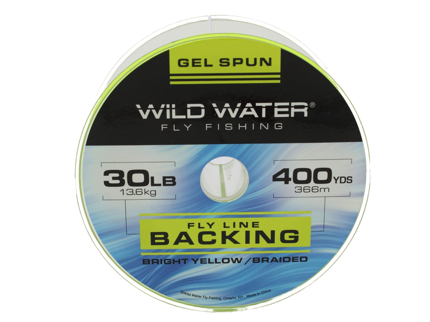 Gel Spun Backing, 30# | 400 yards | Bright Yellow | Wild Water Fly Fishing