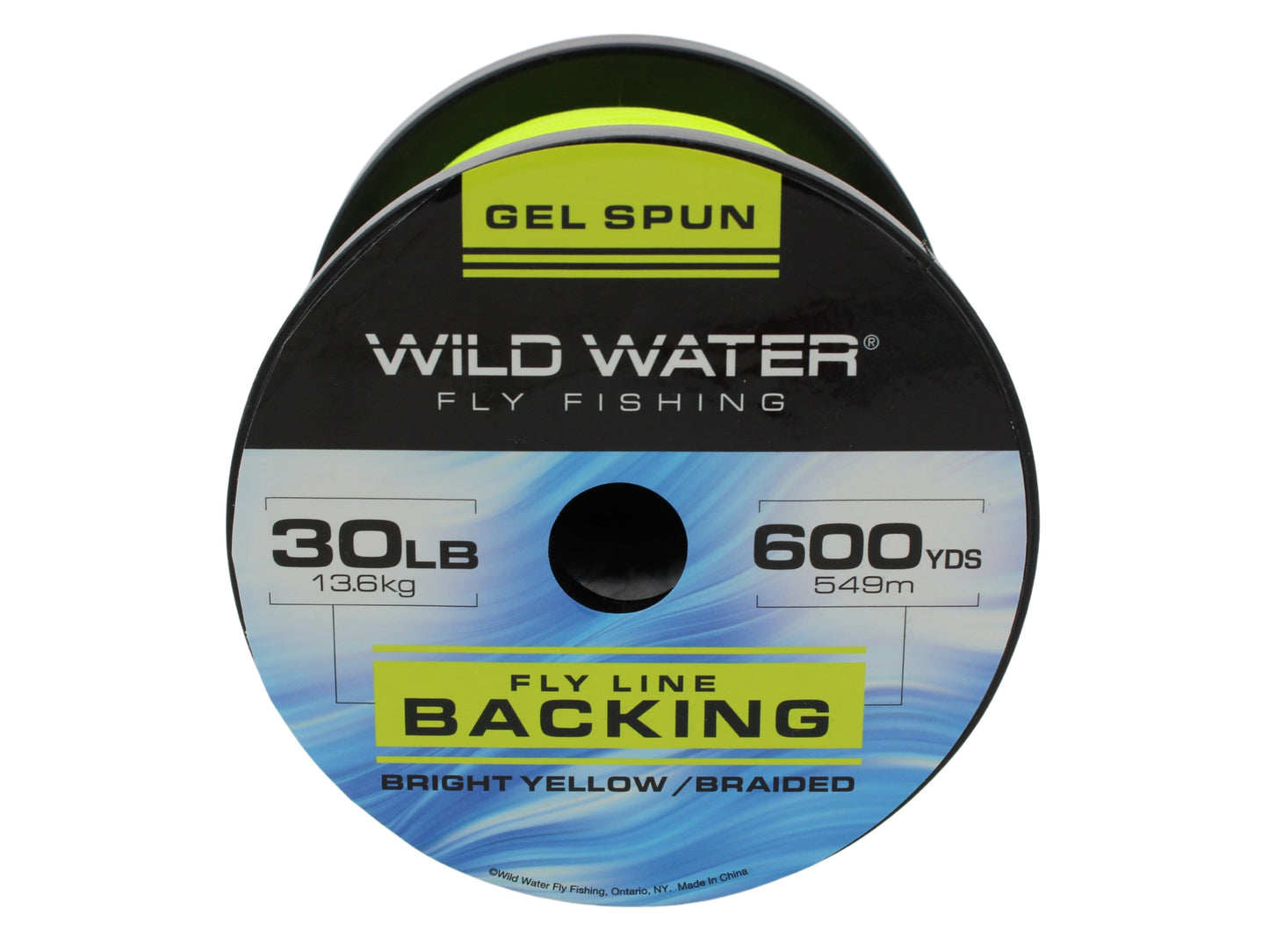 Gel Spun Backing, 30# | 800 yards | Bright Yellow | Wild Water Fly Fishing