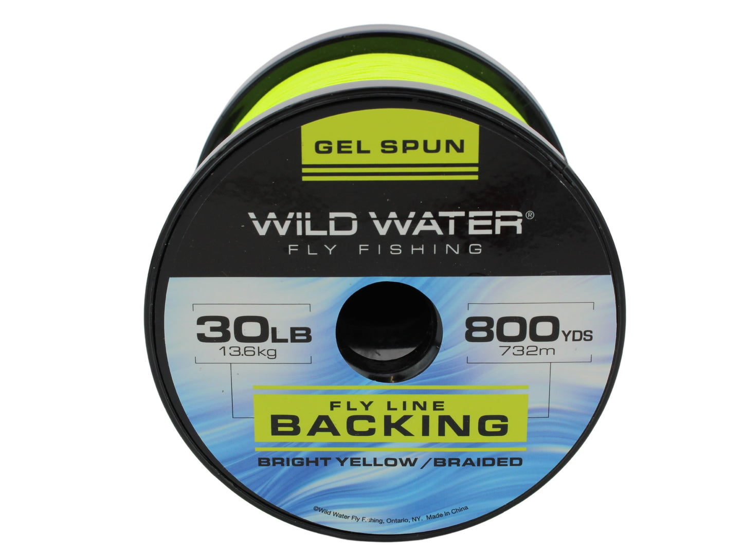 Gel Spun Backing, 30# | 800 yards | Bright Yellow | Wild Water Fly Fishing