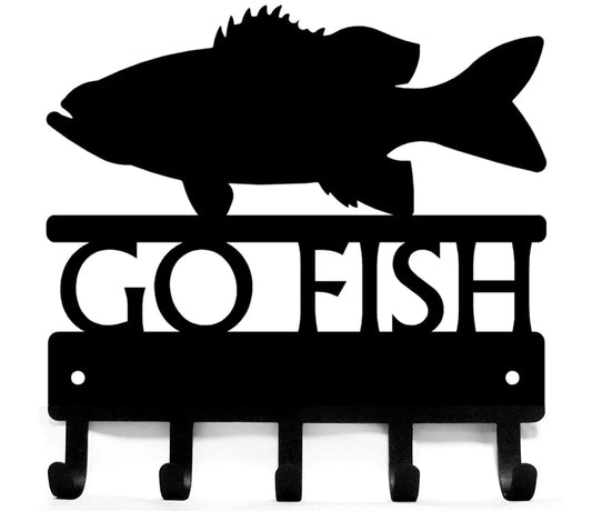 Bass Go Fish Key Rack