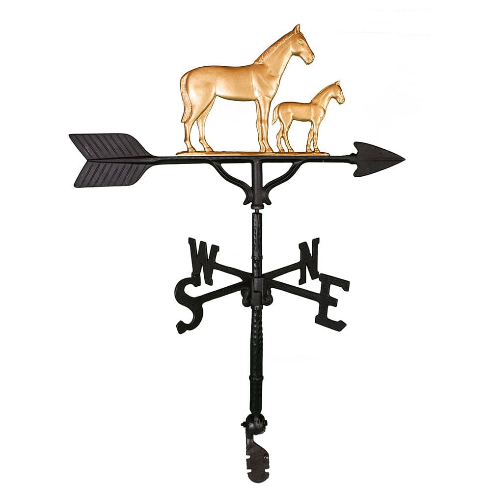 32″ Aluminum Mare & Colt Weathervane