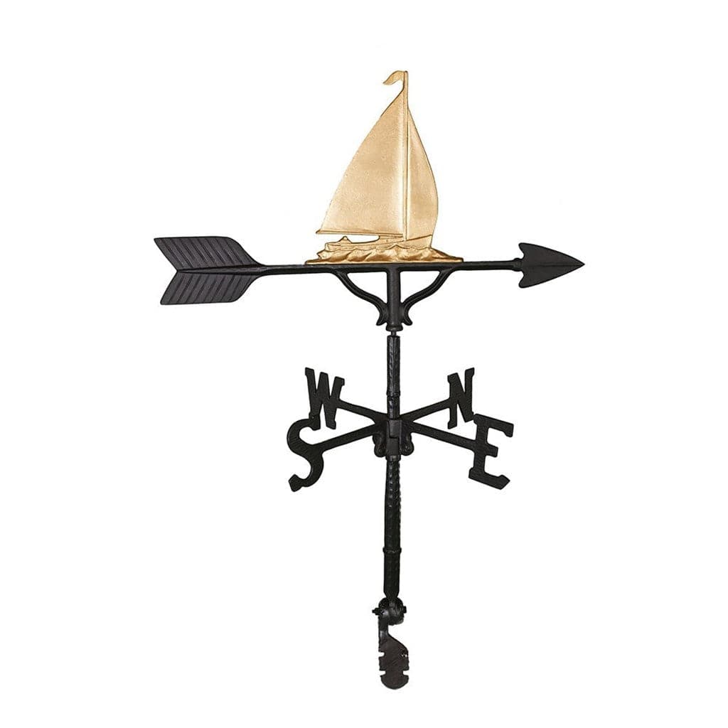 32″ Aluminum Sailboat Weathervane