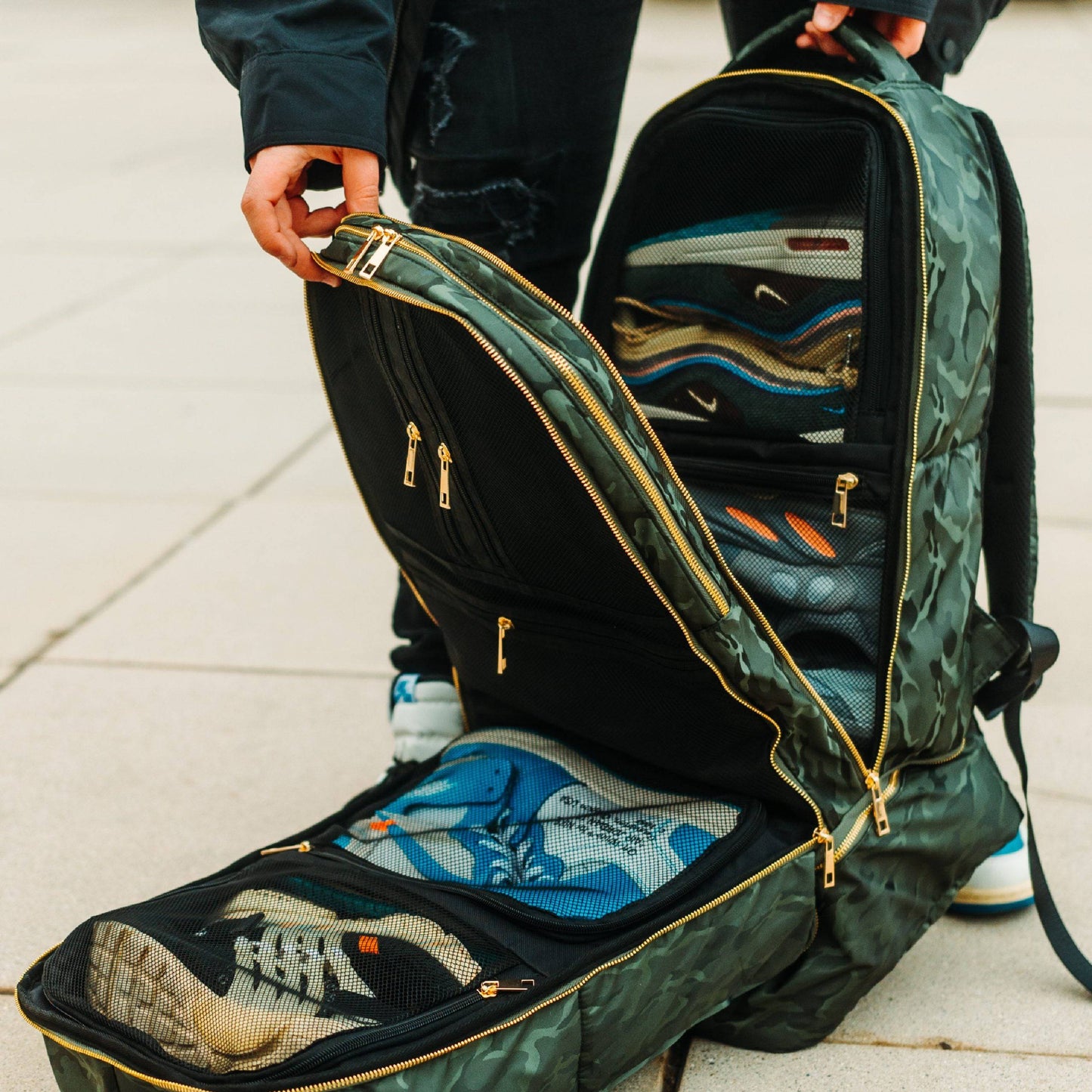 Green Camo Signature Bag