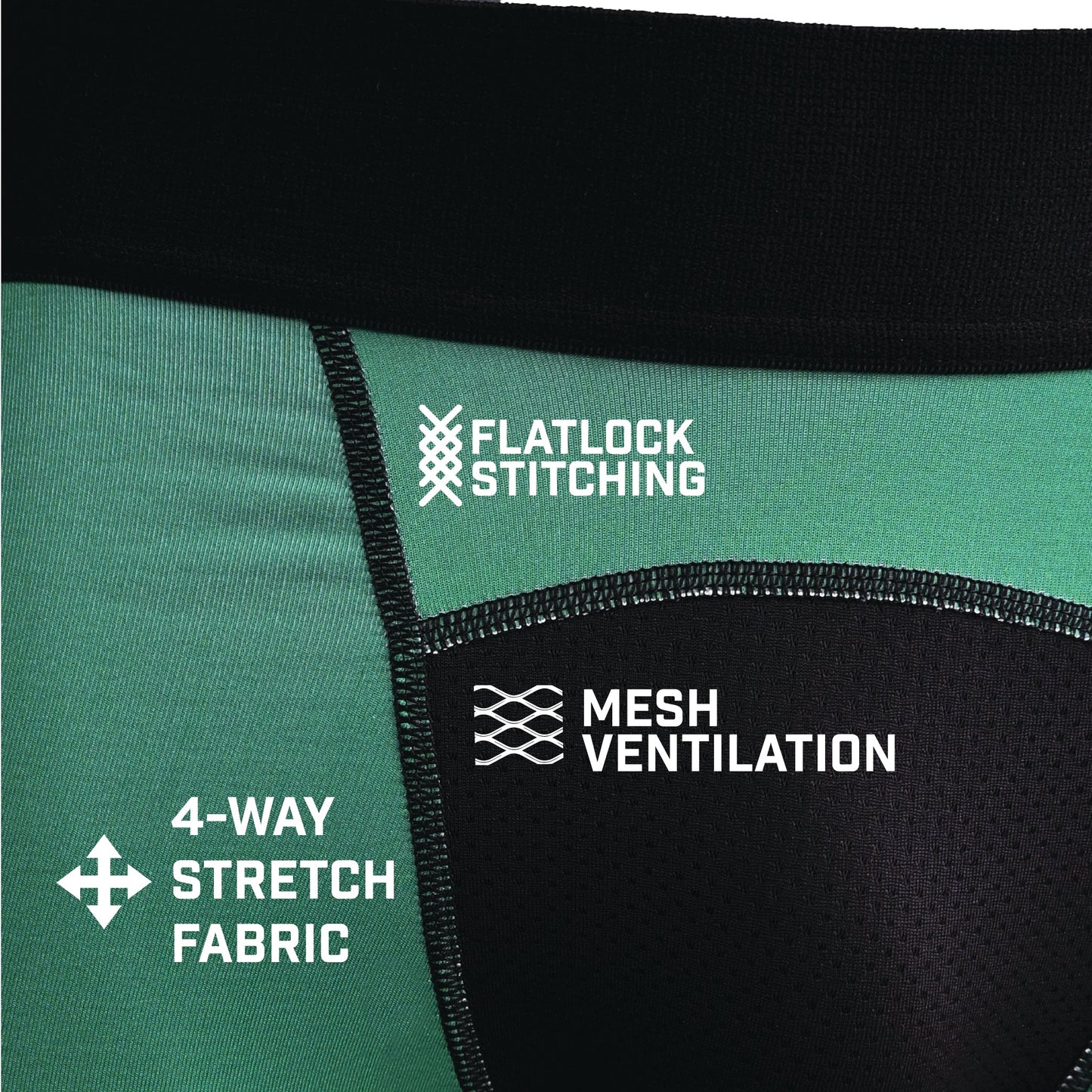 Green Compression Tights