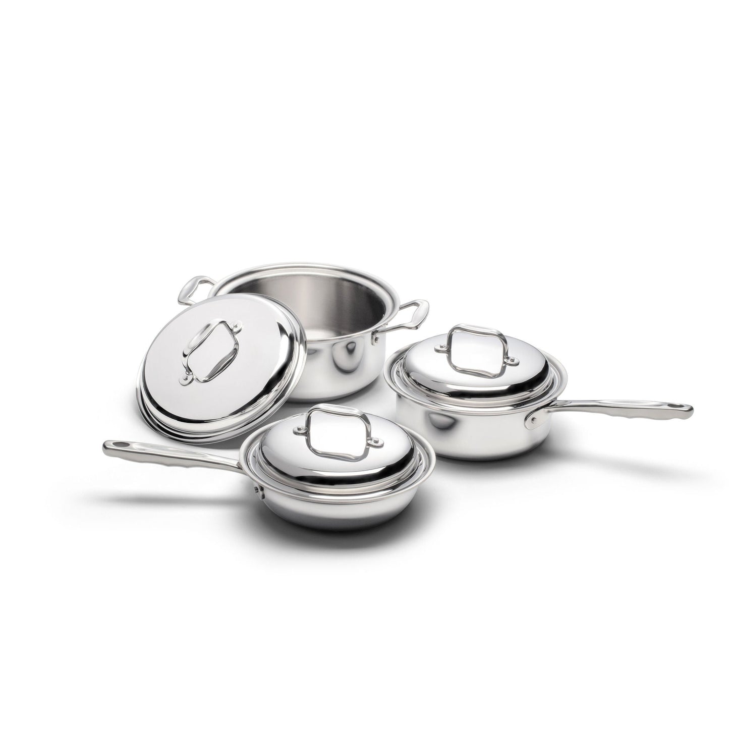 6 Piece Stainless Steel Cookware Set