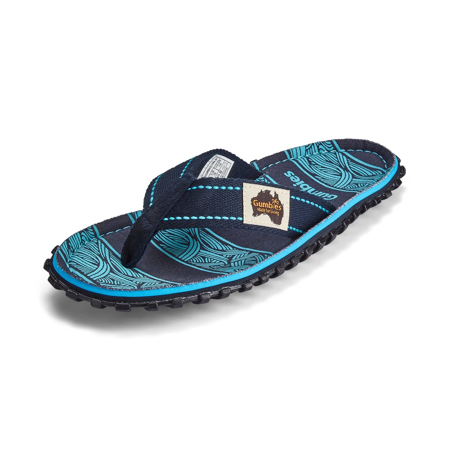 Islander Flip-Flops - Women's - Navy Waves