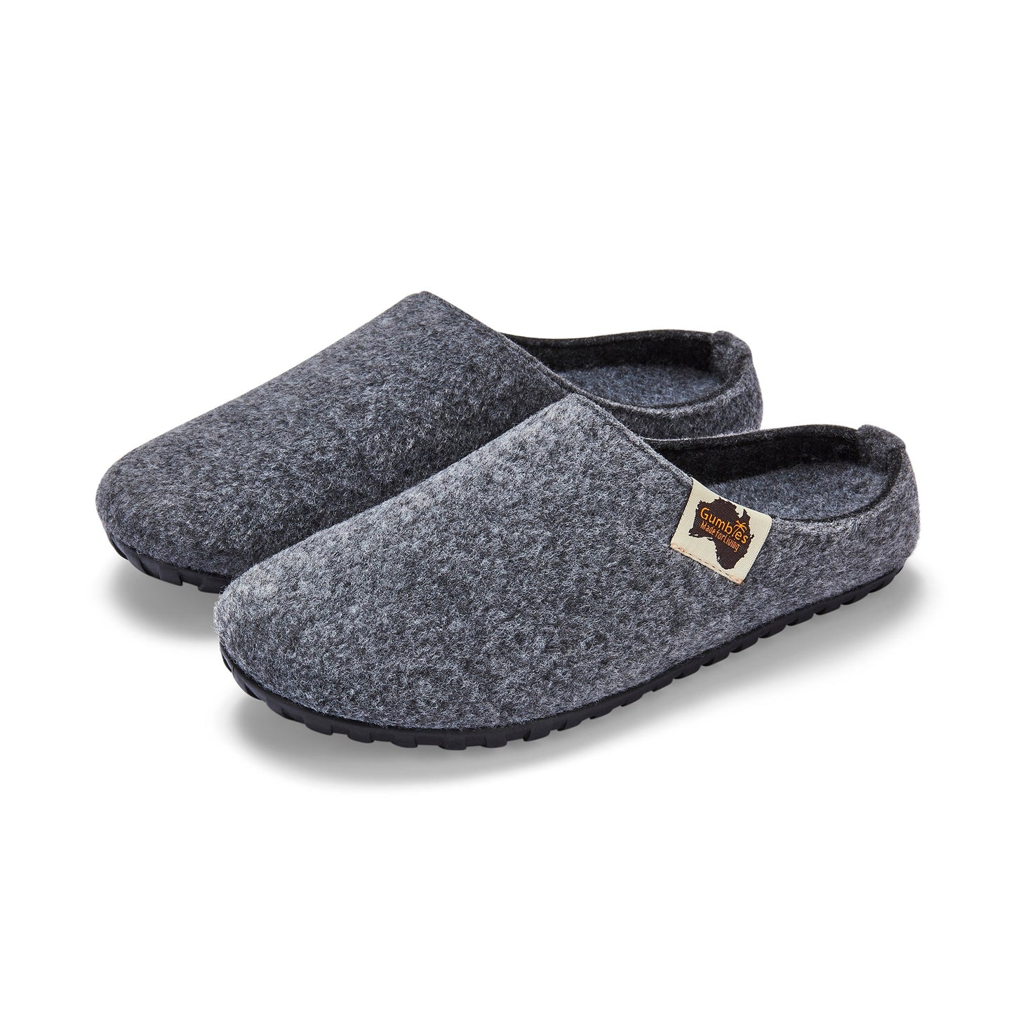 Outback Slippers - Men's - Grey & Charcoal