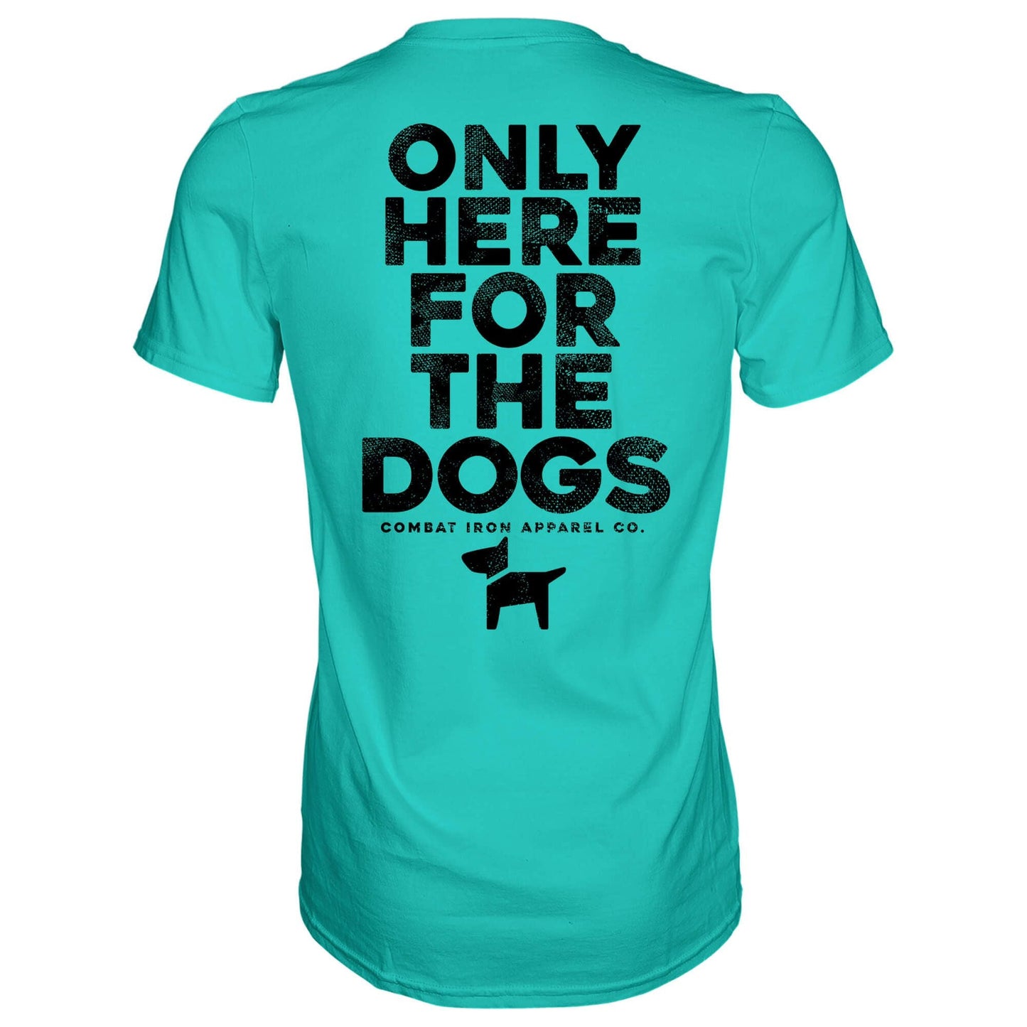 ONLY HERE FOR THE DOGS MEN'S T-SHIRT