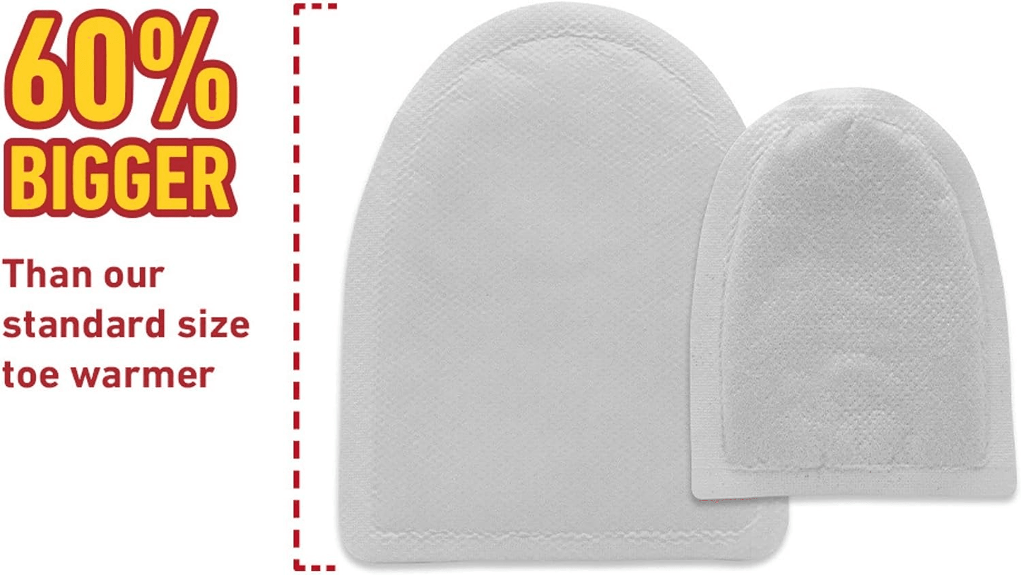 HotHands BigFoot Warmers - Long Lasting Safe Natural Odorless Air Activated Warmers - Up to 7 Hours of Heat - 5 Pair Pack