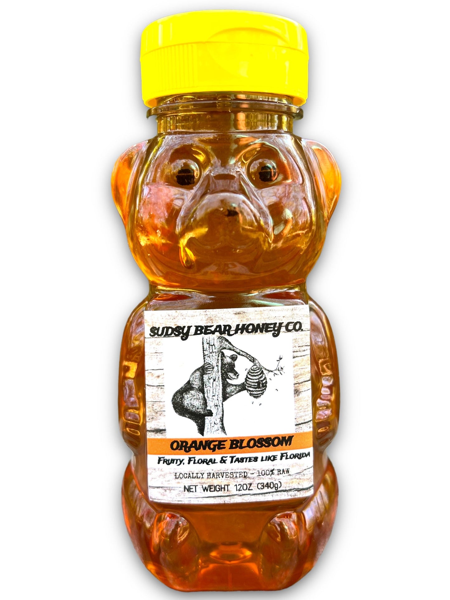 12OZ HONEY BEAR ORANGE BLOSSOM HONEY