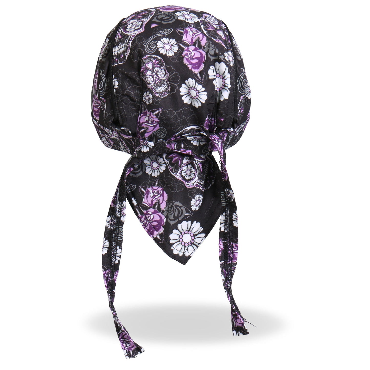 Hot Leathers Sugar Skull Lightweight Headwrap HWH1078