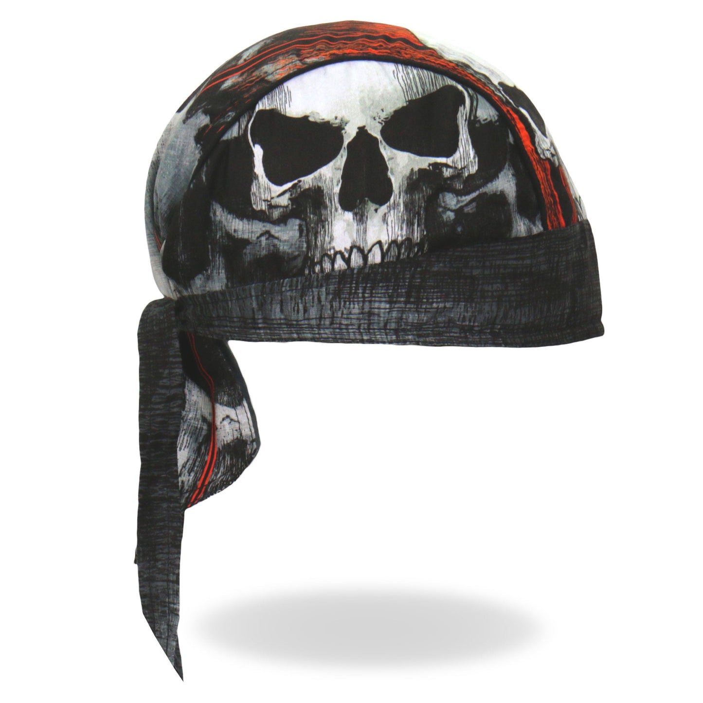 Hot Leathers Jumbo Skull Lightweight Headwrap HWH1098