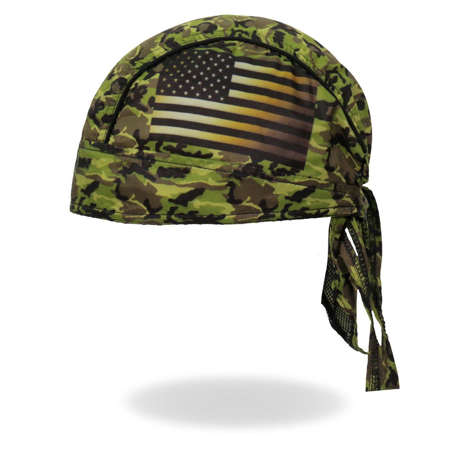 Hot Leathers Camo Flag Lightweight Headwrap HWH1112