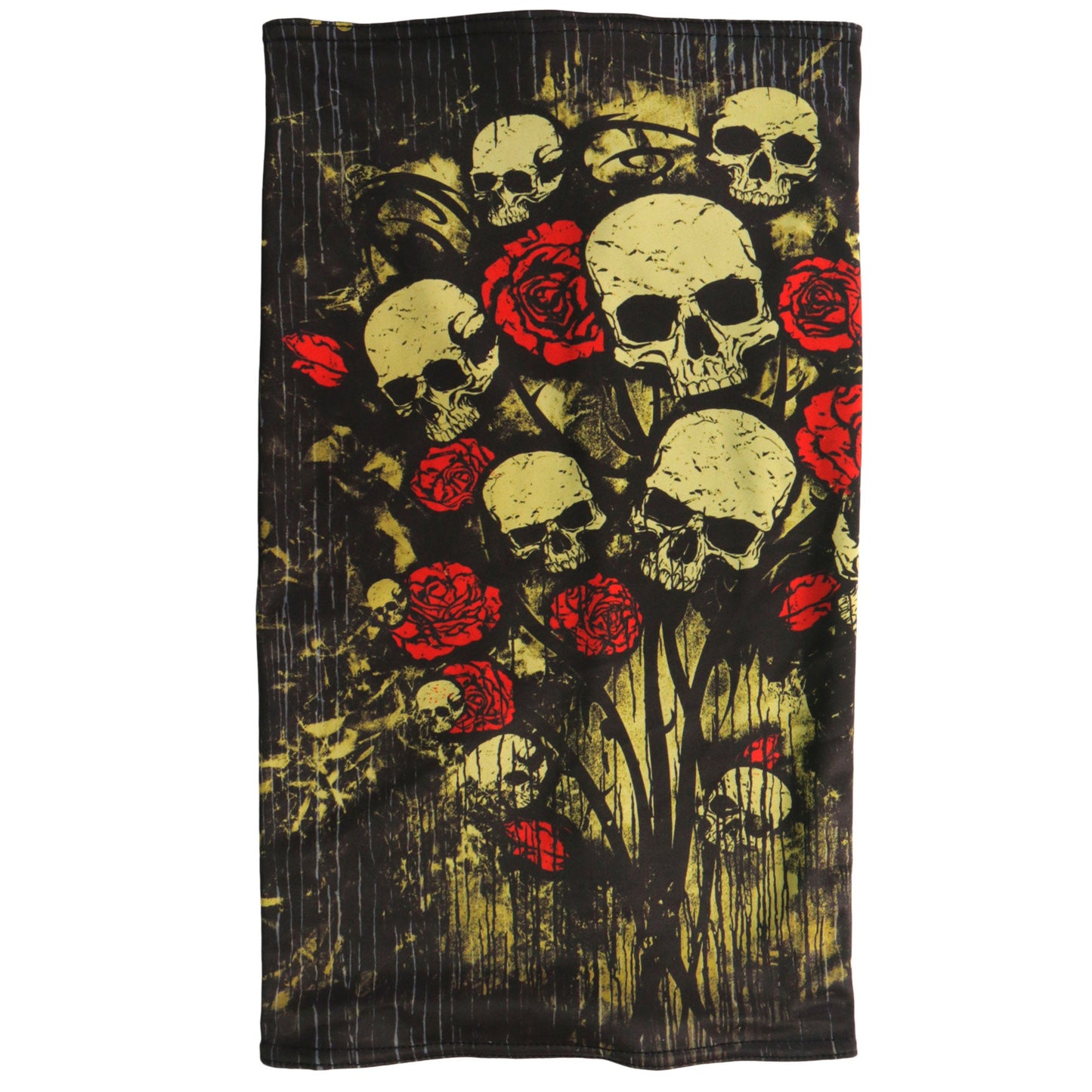 Hot Leathers HWN2034 Skull Bouquet Neck Gaiter