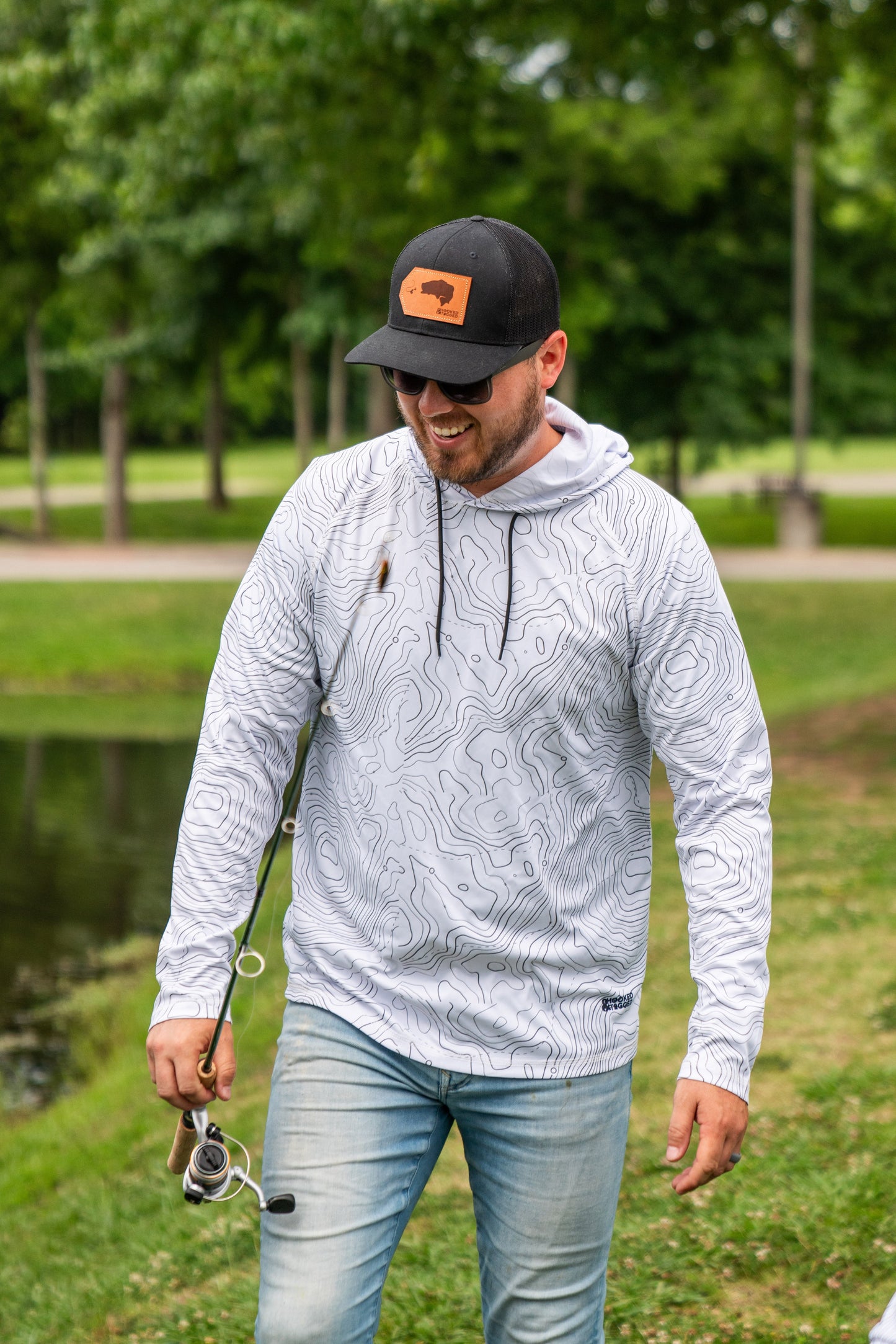 Men's Topographical Performance Hoodie