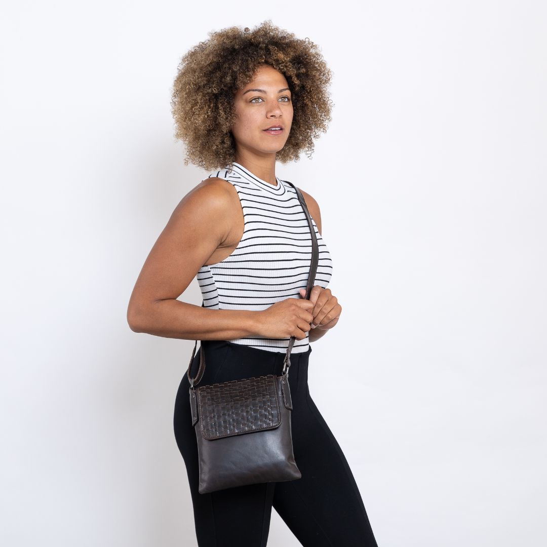 Concealed Carry Woven Hana Crossbody by Lady Conceal