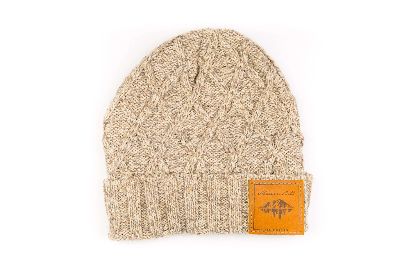 Campfire Beanie | Ribbed Knit Wool | Oatmeal