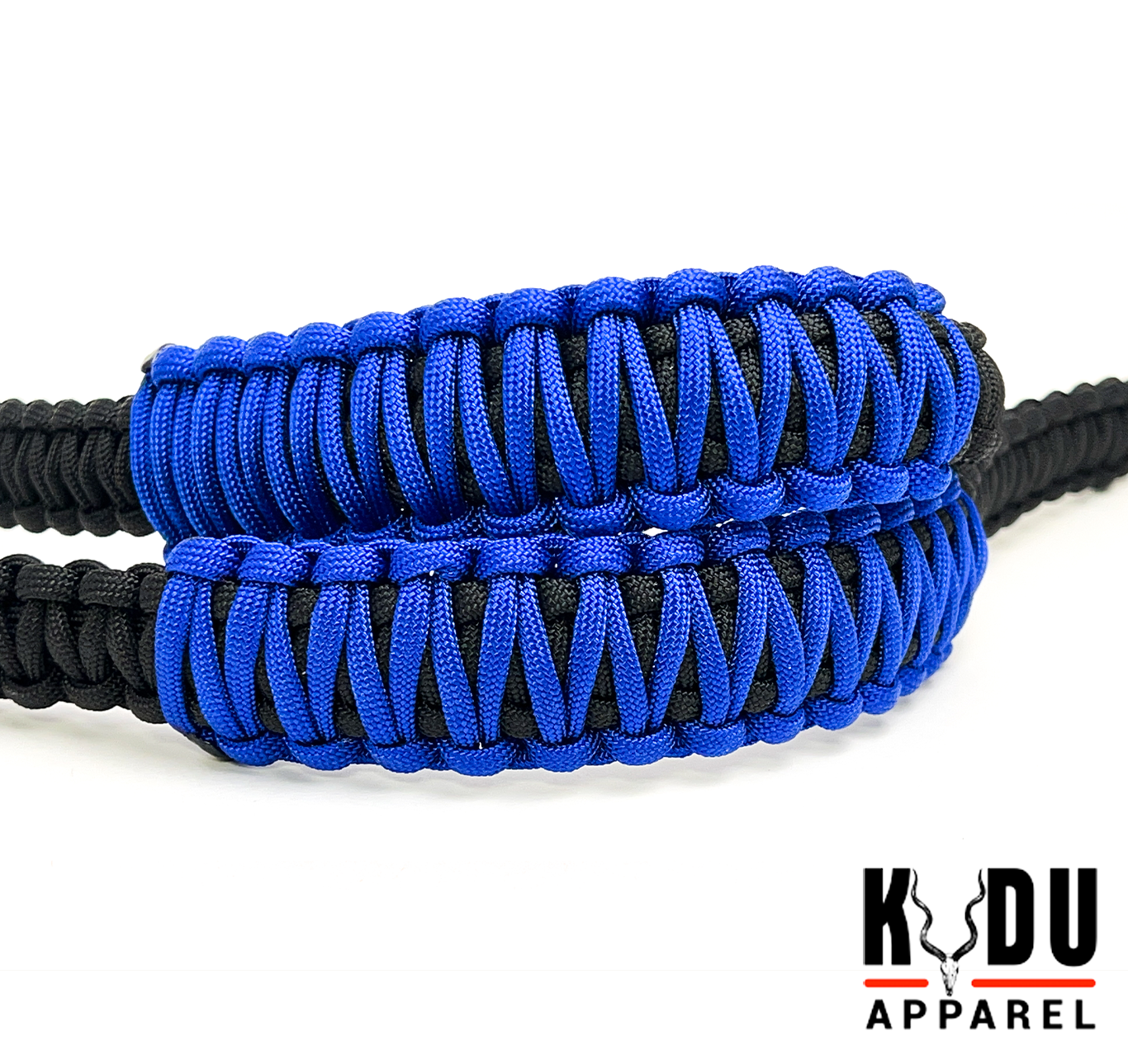 Paracord, Vehicle Grab Handle, Package of 2, Black / Royal Blue