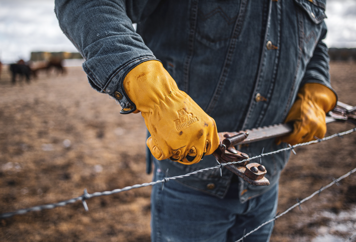 Heavy Duty Cowhide Driver Gloves