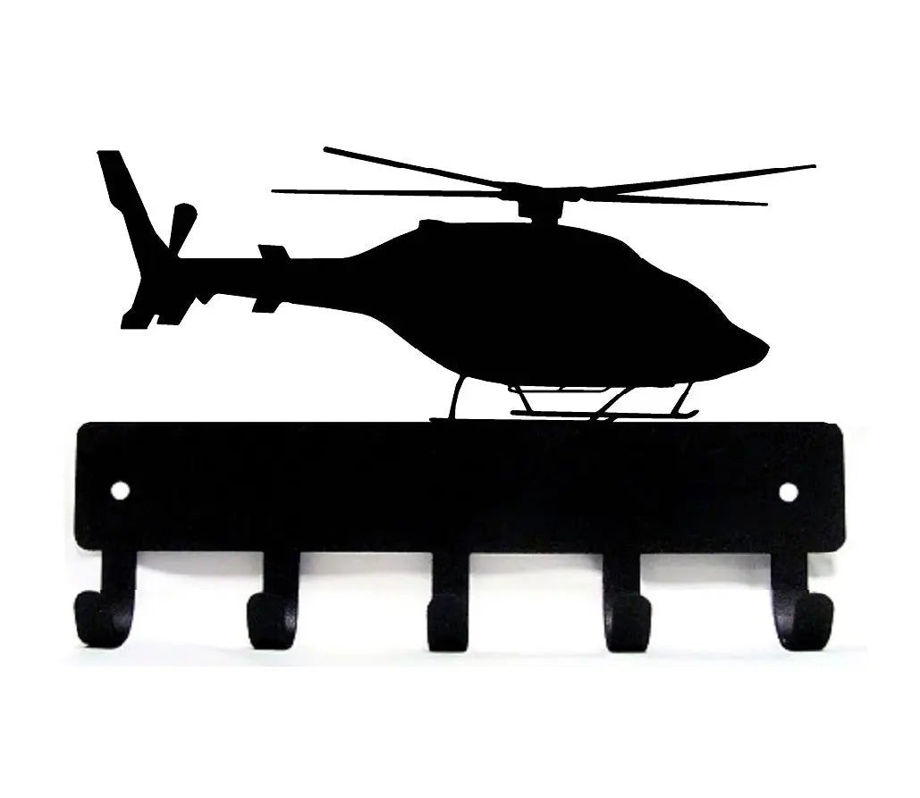 Helicopter Key Holder with 5 Hooks