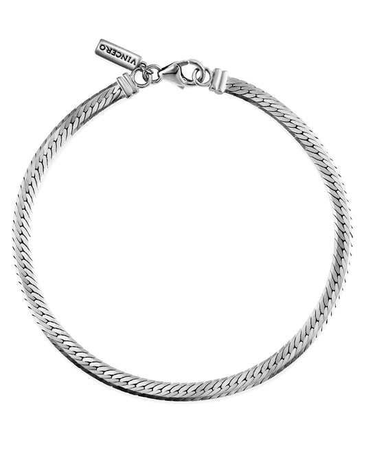 Herringbone Bracelet - Sterling Silver