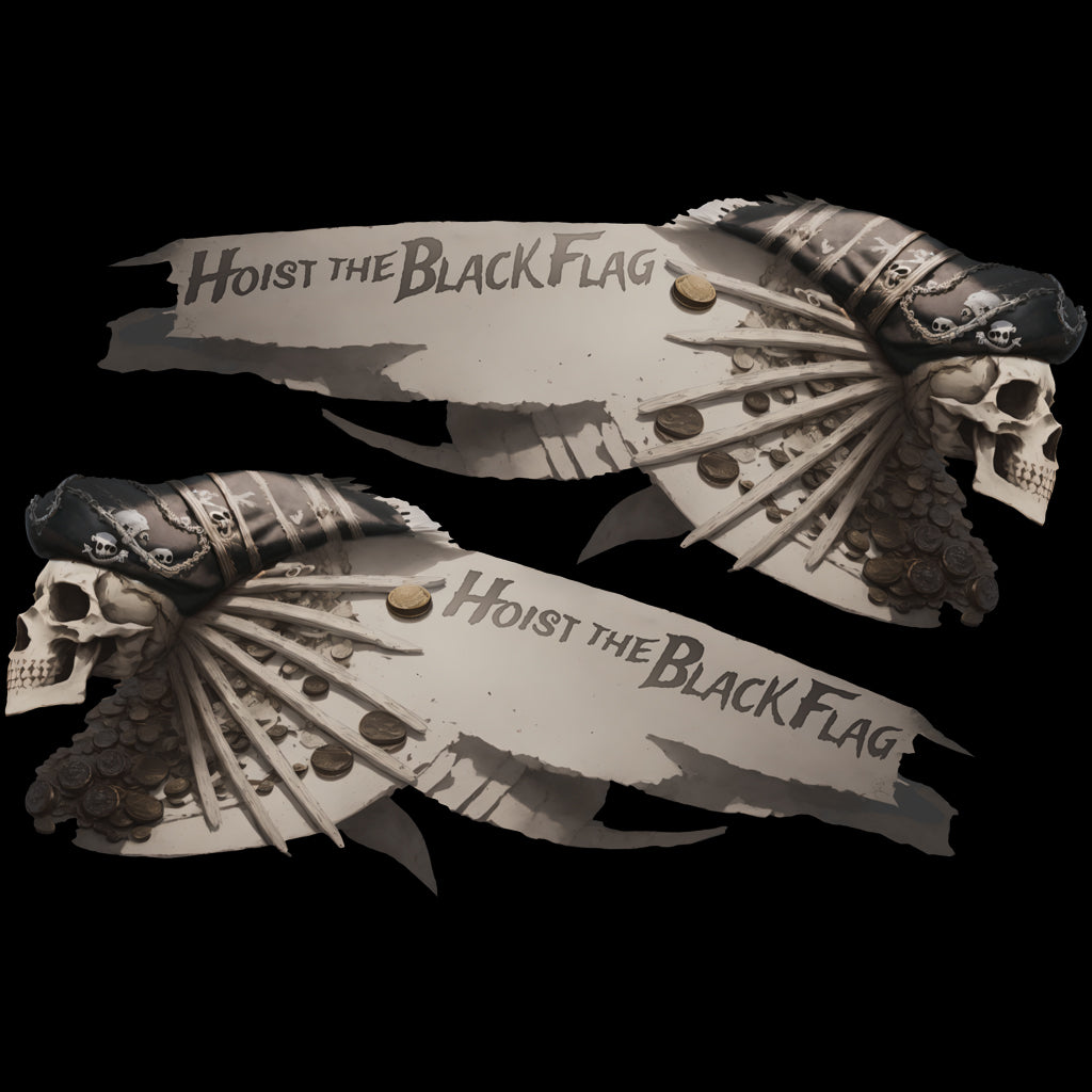 Hoist the Black Flag - Universal Tank Decal-Color