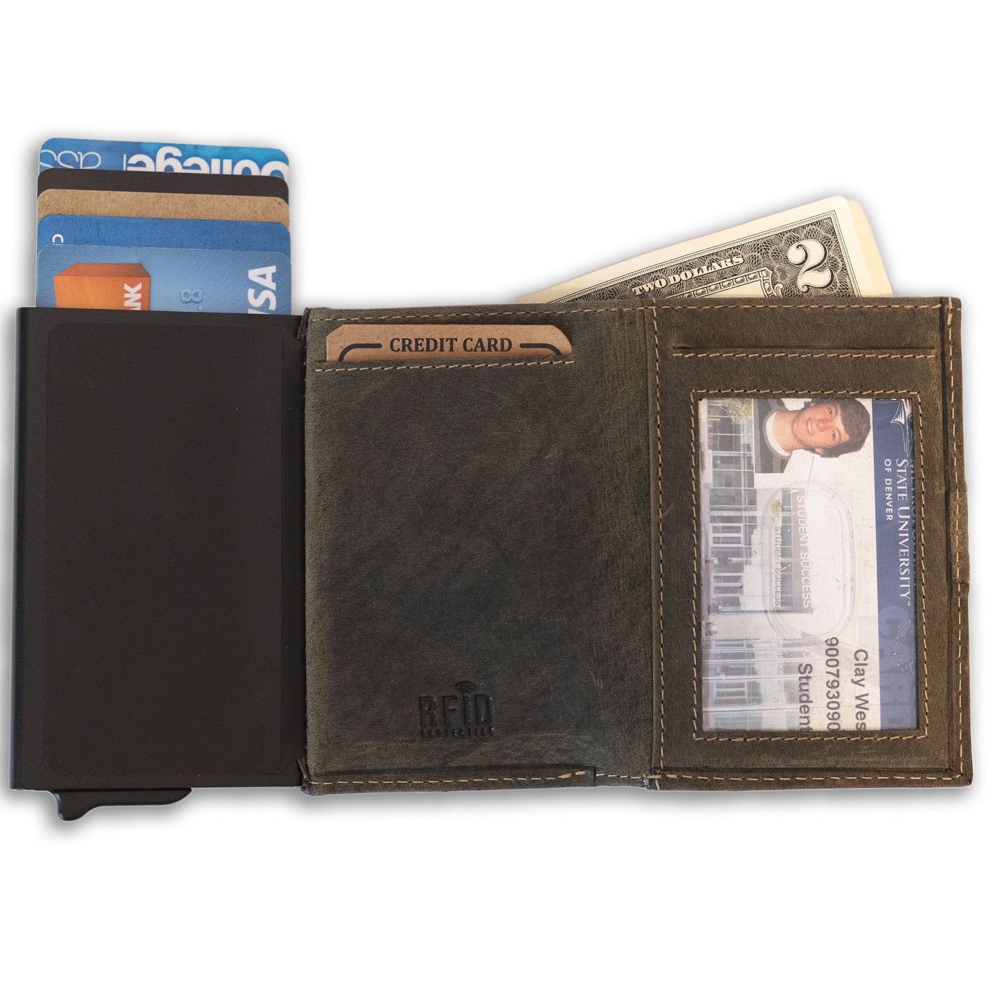 Automatic Pop-Up Bifold Wallet