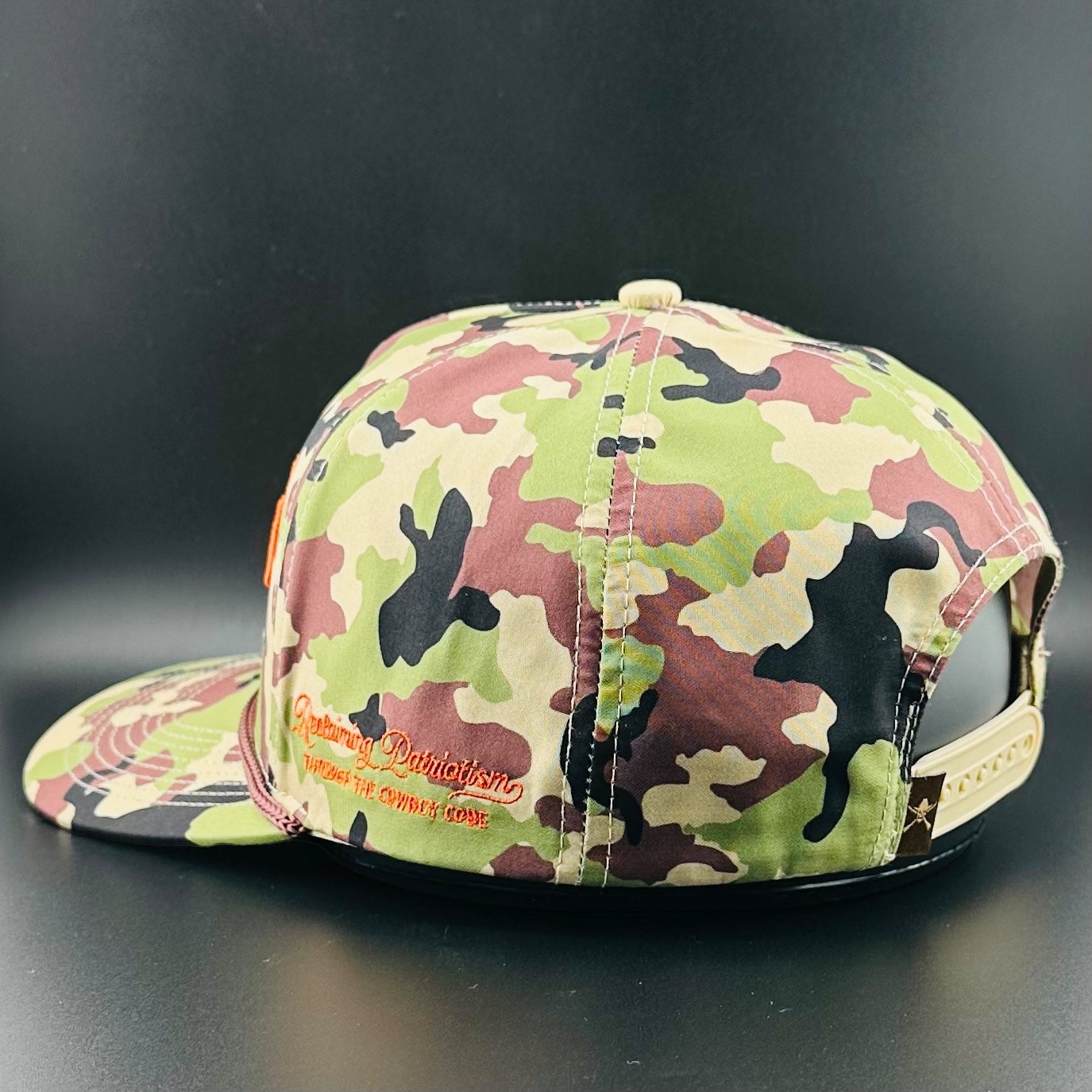 “Lightning" Woodland Camo - Cowboy Revolution 5-panel Performance Hat