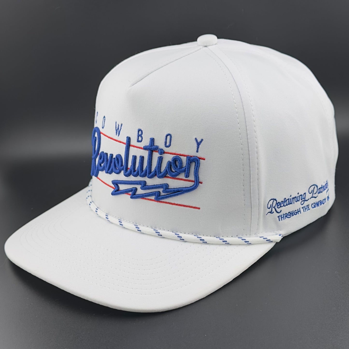 “Lightning" White - Cowboy Revolution 5-panel Performance Hat