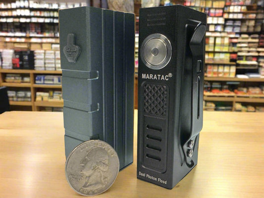 Compact Dual Photon Flood - 14500x2 Flashlight by Maratac®