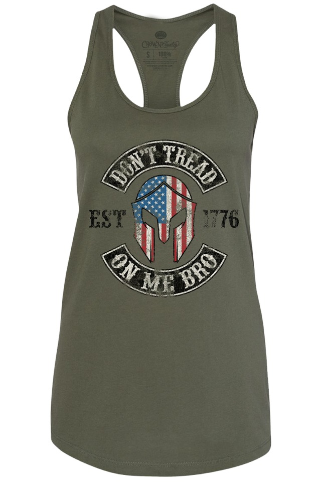 Don't Tread on me military green design