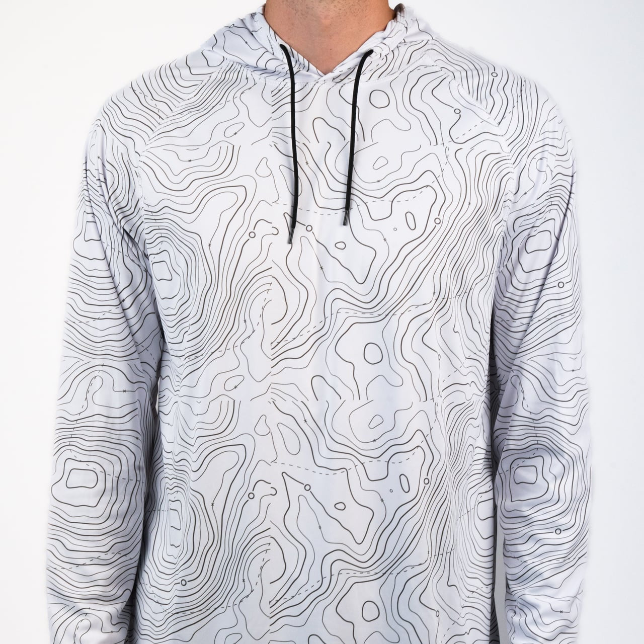 Men's Topographical Performance Hoodie