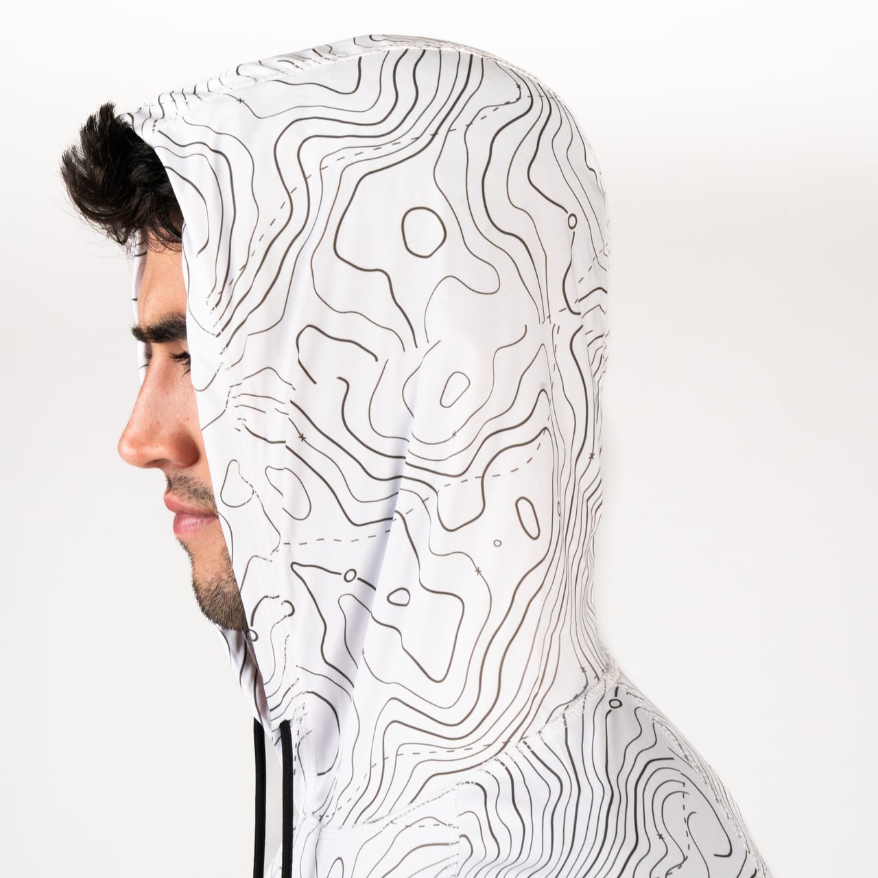 Men's Topographical Performance Hoodie