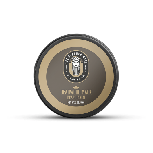 Deadwood Mack Beard Balm- Smooth Tobacco, Musk + Leather