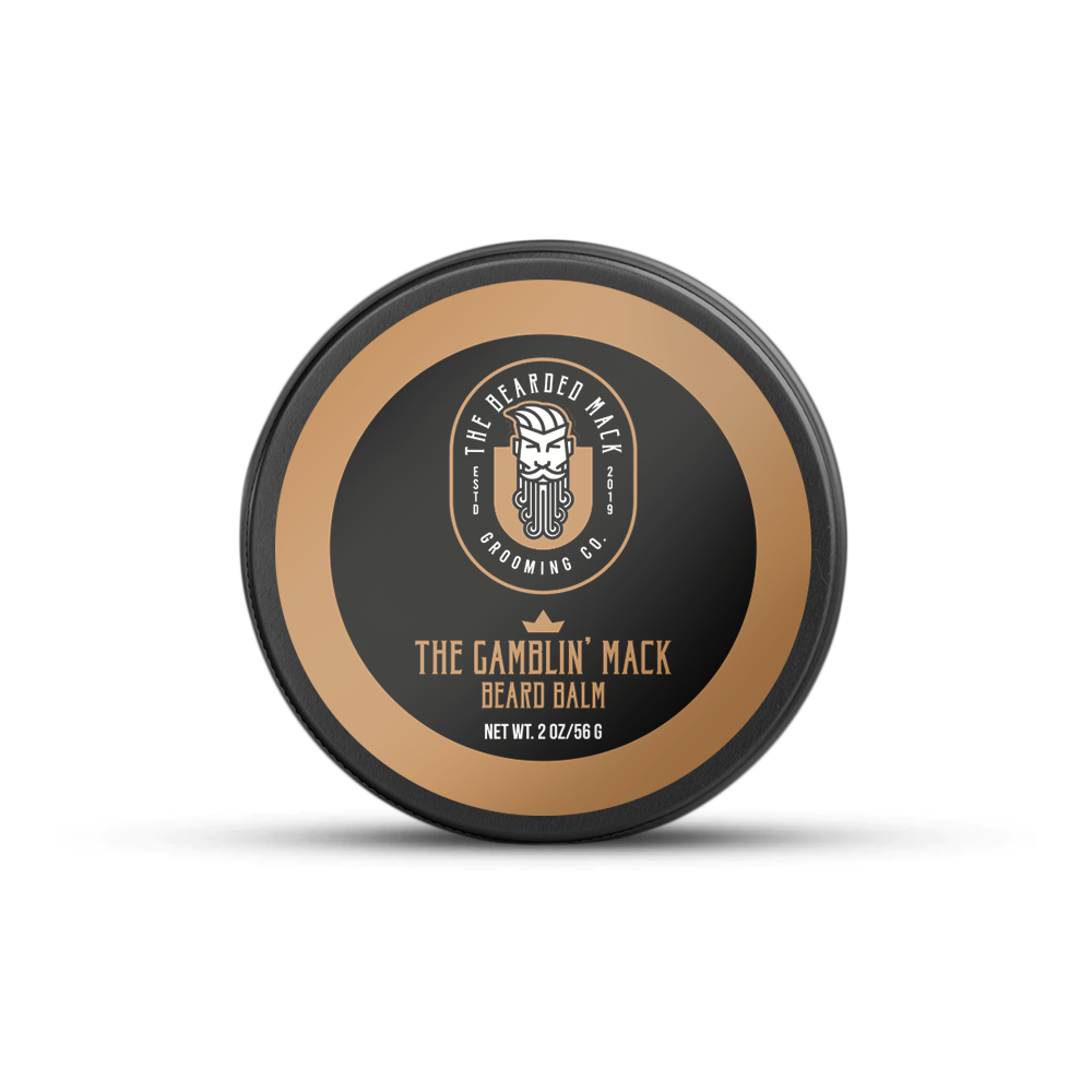 The Gamblin' Mack Beard Balm- Oud, Leather + Frankincense