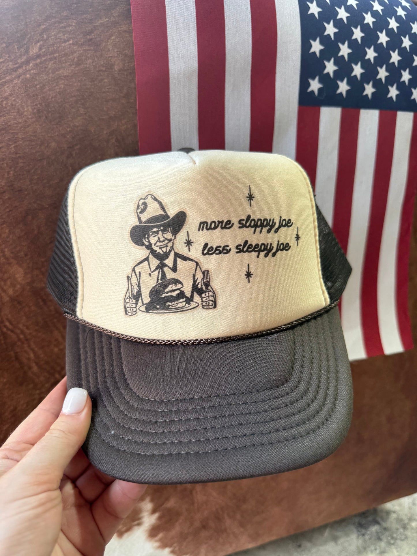 Sloppy Joe Trump Trucker Hat