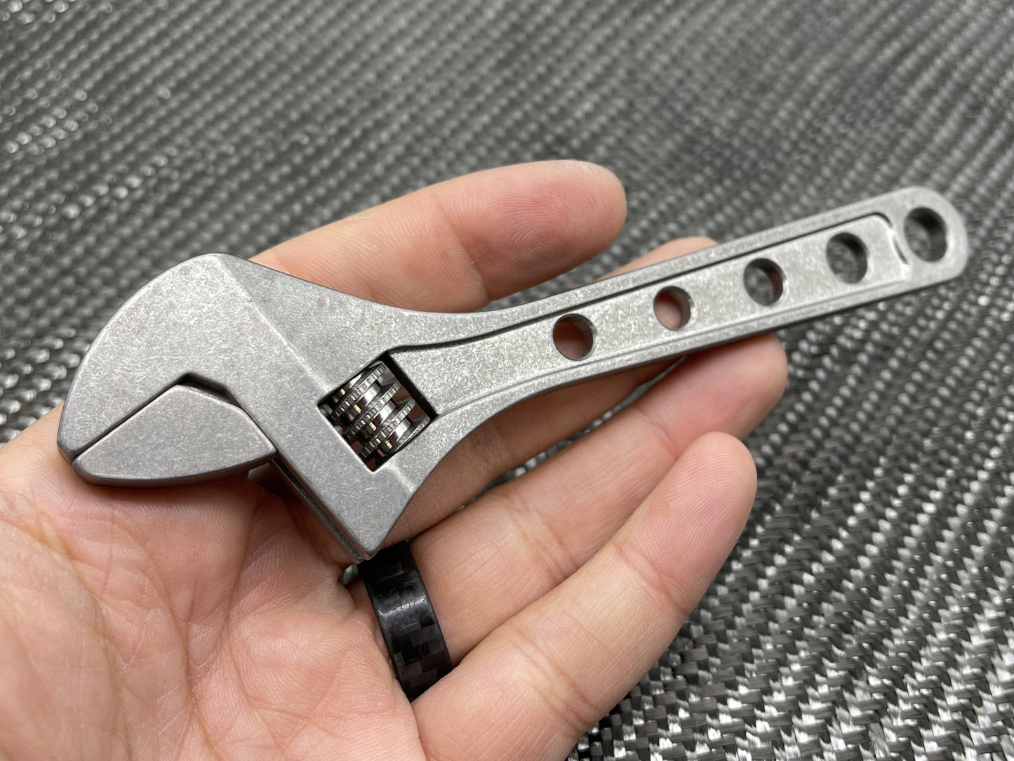 Adjustable Wrench - Titanium 6 Inch ( NSN Pending )