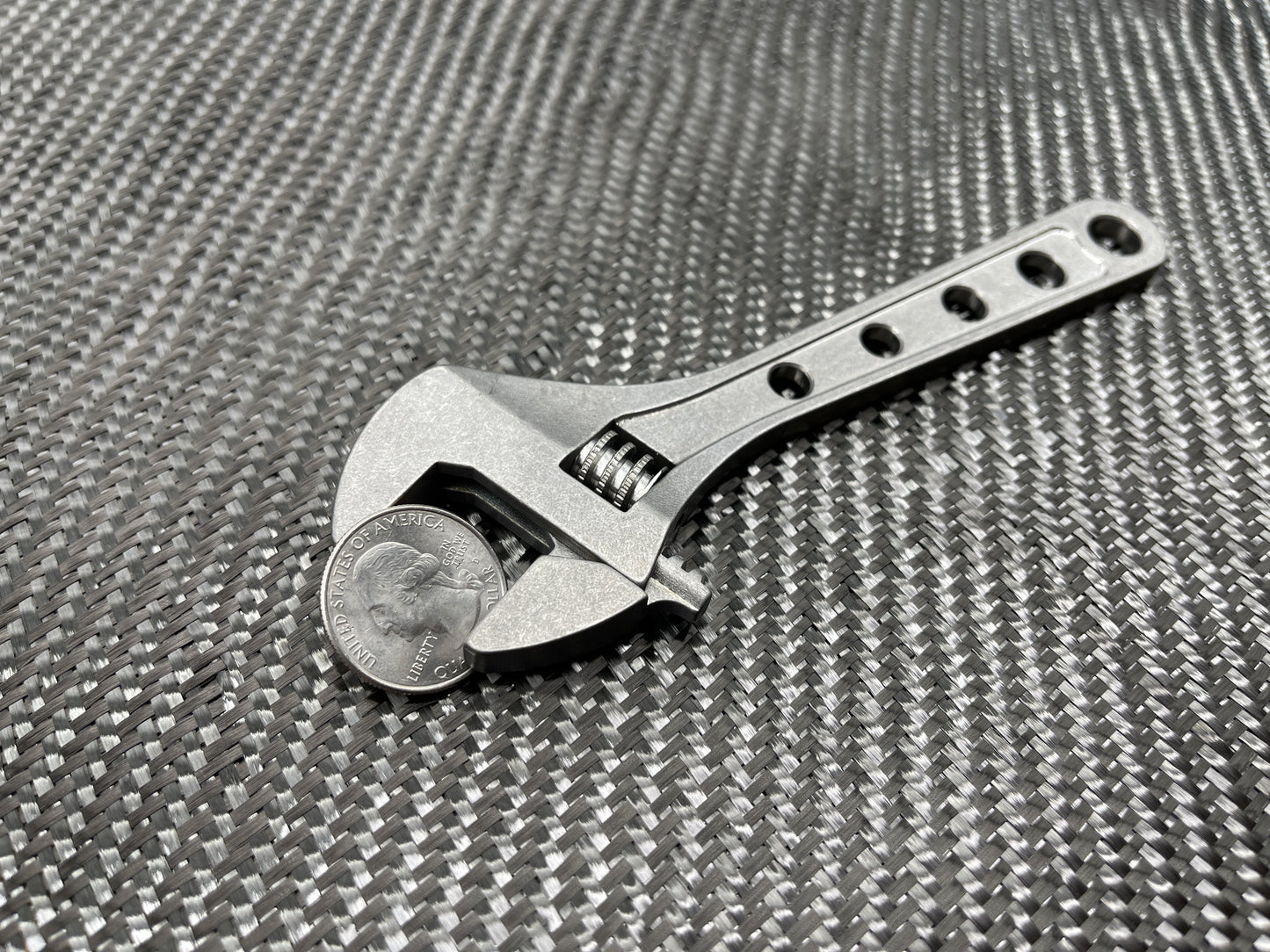 Adjustable Wrench - Titanium 6 Inch ( NSN Pending )