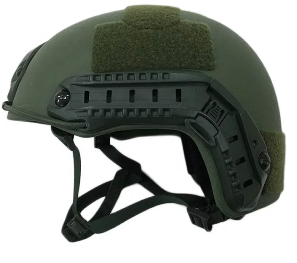 RT2 Ballistic High Cut Helmet: Tested to LEVEL IIIA (Included Arc Rails, Padding, Straps)E617