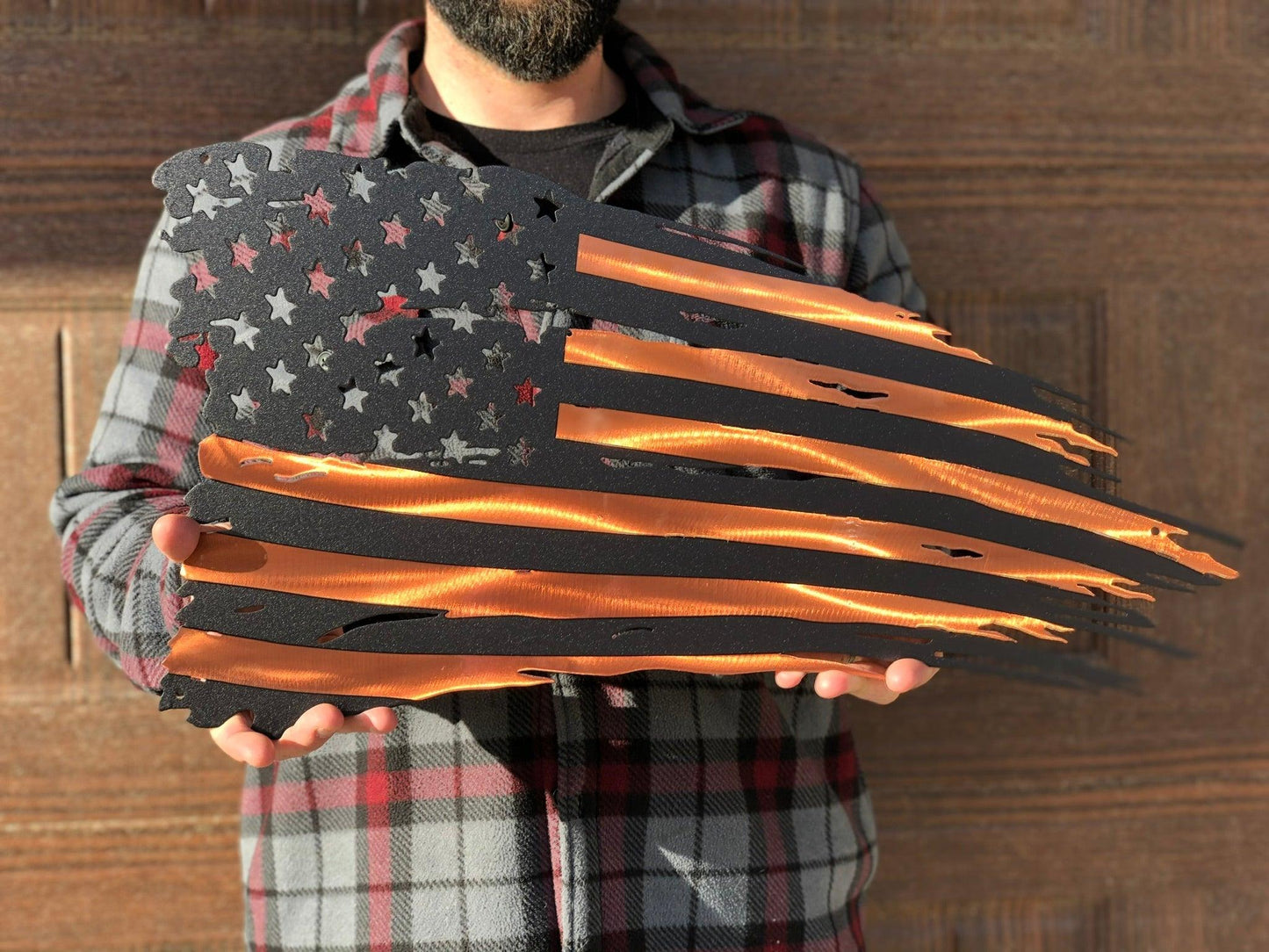 Distressed American Battle Flag