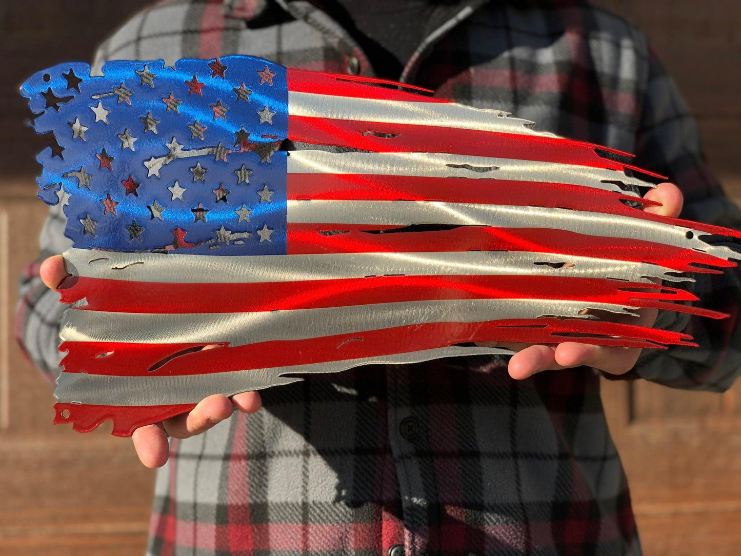 Distressed American Battle Flag