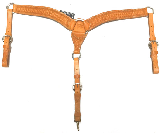 Basket Stamped All-Around Breast Collar