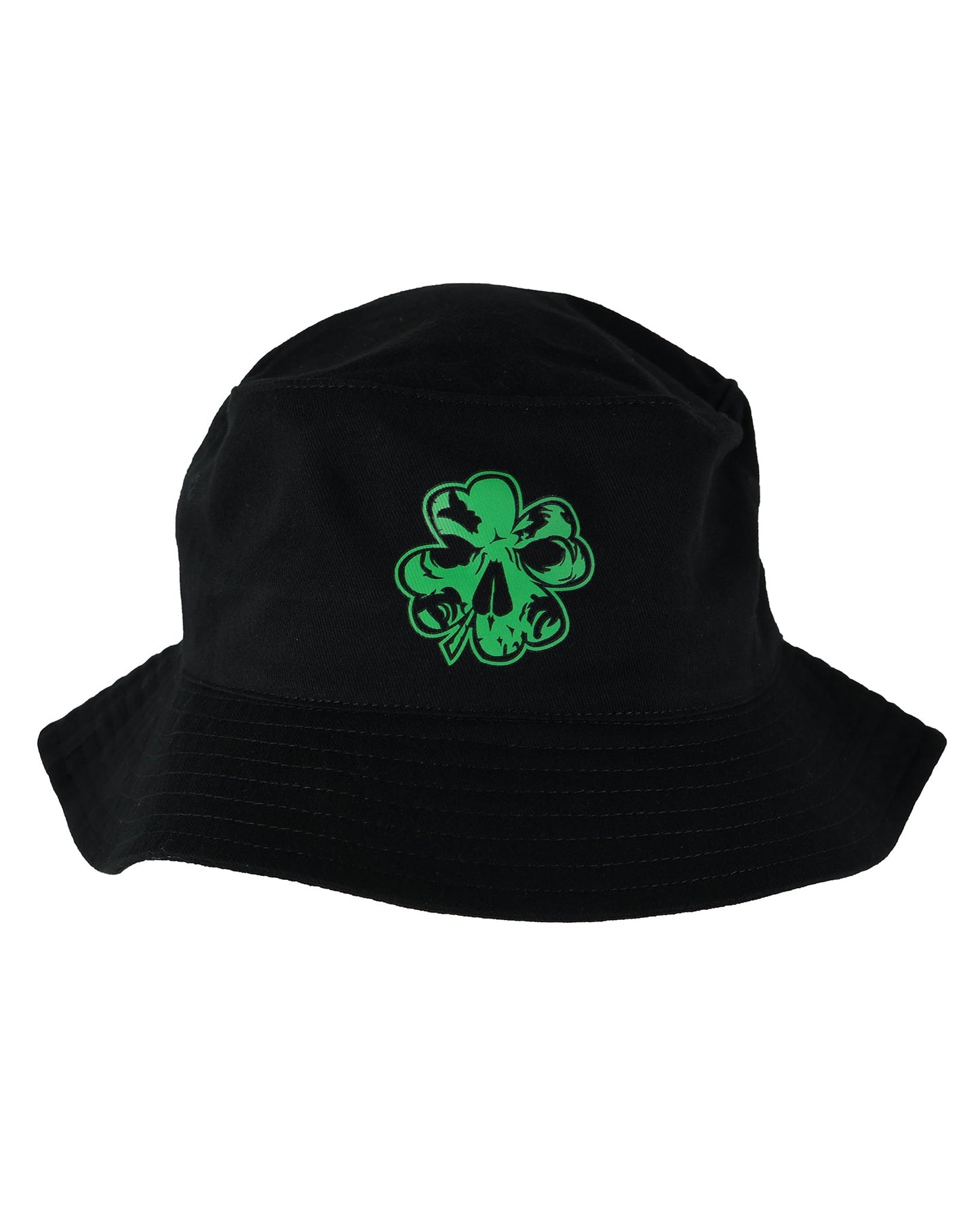 LIMITED EDITION! Black Bucket Cap Green Center Clover