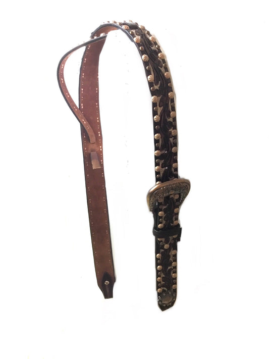 Tri Colored Adjustable Belt Headstall