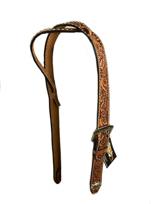 Floral Adjustable Belt Headstall