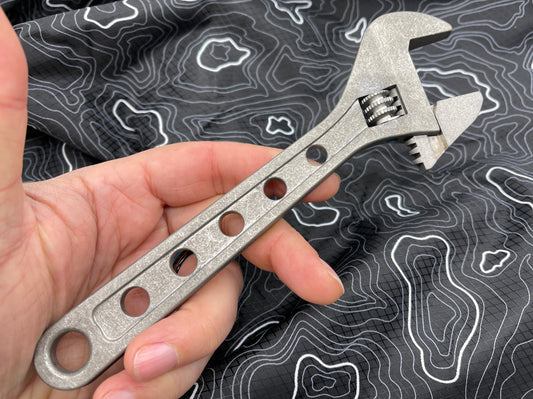 8 Inch  - Titanium Adjustable Wrench - ( NSN Pending )