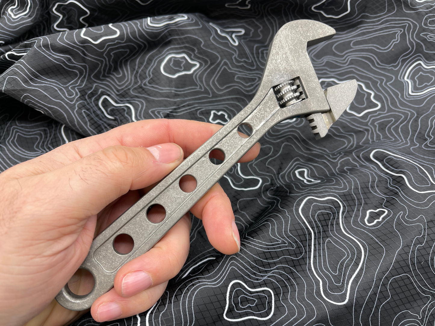 8 Inch  - Titanium Adjustable Wrench - ( NSN Pending )