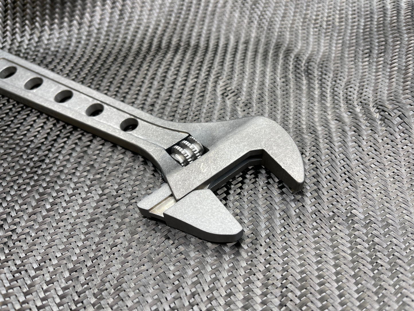 8 Inch  - Titanium Adjustable Wrench - ( NSN Pending )