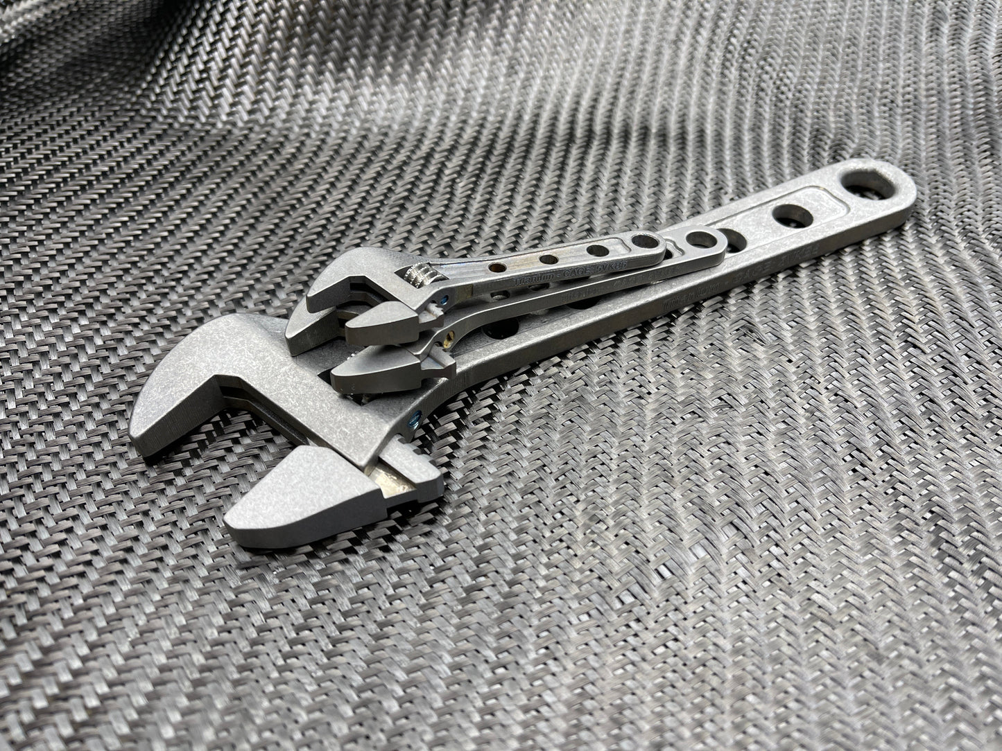 8 Inch  - Titanium Adjustable Wrench - ( NSN Pending )